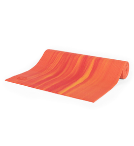 GANGES - červeno-oranžová 6mm jóga podložka