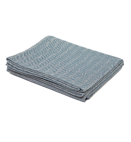 NIDRA bavlněná deka na jógu - modrá