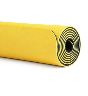 LOTUS PRO TPE žlutá - podložka na cvičení jógy