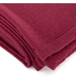SHAVASANA bavlněná jóga deka - červená