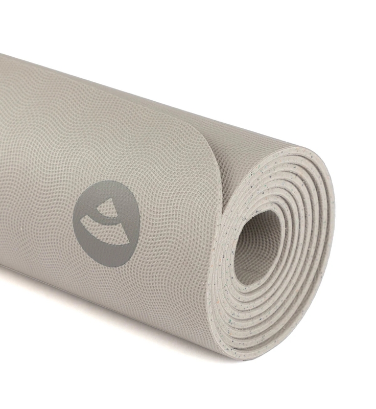 ECOPRO 4mm světle šedá - kaučuková jógamatka